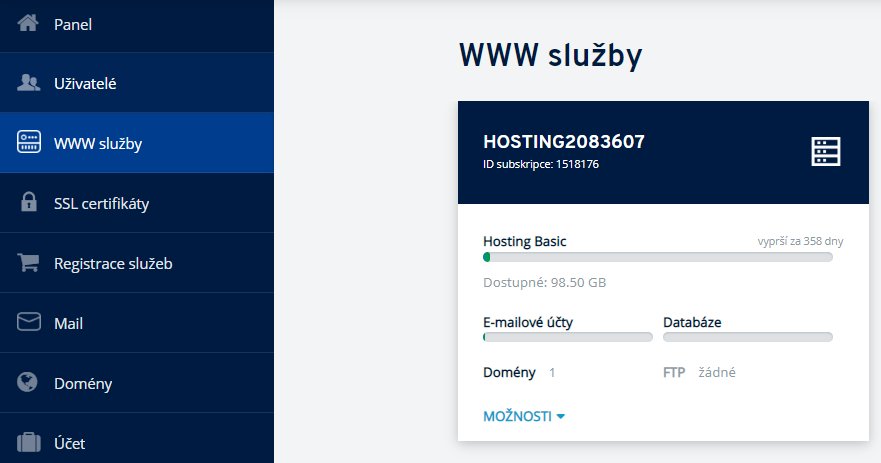 Jak přidat e-mailovou schránku u hostingu?
